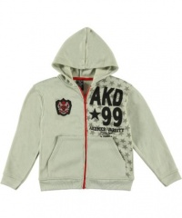 Akademiks Royal Star Hoodie (Sizes 8 - 20) - light gray, 10 - 12 Akademiks Royal Star Hoodie (Sizes 8 - 20) - light gray, 10 - 12