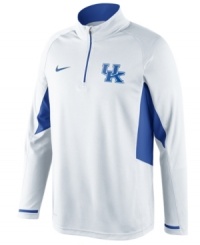 Be the sixth man: cheer loud and proud for your Kentucky Wildcats in this NCAA shirt from Nike. Be the sixth man: cheer loud and proud for your Kentucky Wildcats in this NCAA shirt from Nike.