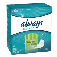 Always Infinity Heavy Flow With Wings, Unscented Pads 42 Count Always Infinity Heavy Flow With Wings, Unscented Pads 42 Count