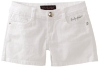 Baby Phat - Kids Girls 7-16 Twill Short, White, 12 Baby Phat - Kids Girls 7-16 Twill Short, White, 12