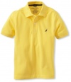 Nautica Sportswear Kids Boys 8-20 Short Sleeve Solid Polo, Citrus, Large