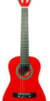 Barcelona 30-Inch 1/2-Size Nylon String Classical Acoustic Guitar - Metallic Red Barcelona 30-Inch 1/2-Size Nylon String Classical Acoustic Guitar - Metallic Red