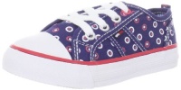 Tommy Hilfiger Kids Big Ella Print Lace Up Sneaker (Infant/Toddler/Little Kid/Big Kid),Blue Multi,11 M US Little Kid