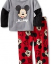 AME Sleepwear Boys 8-20 Mickey 3, Multi, 4T