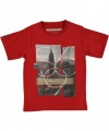 Sean John City Grid T-Shirt (Sizes 4 - 7) - red, 6