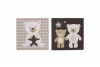 Carter's 2 Piece Canvas Wall Art, Baby Bear