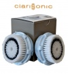 2 Clarisonic Skin Cleansing DELICATE Brush Heads Twin Pack Retail Box Replacement Brush Heads - DELICATE Skin