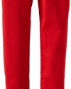 KC Parker Girls 7-16 Stretch Twill Pant, Red Emperor, 14