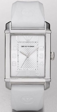 Emporio Armani Classic Quartz White Unisex Watch AR0498 Emporio Armani Classic Quartz White Unisex Watch AR0498