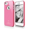 elago S5 Slim Fit Case for iPhone 5 + Logo Protection Film included - eco friendly Retail Packaging - Hot Pink