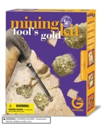 A fantastic kit to help them live the experience of being a real geologist, looking for fascinating treasures. With the help of the special hammer and chisel, digging up the pyrite specimens hidden in the gypsum brick will be easy and exciting. A fantastic kit to help them live the experience of being a real geologist, looking for fascinating treasures. With the help of the special hammer and chisel, digging up the pyrite specimens hidden in the gypsum brick will be easy and exciting.