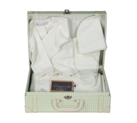 Child to Cherish Organic Set with Suitcase in Green Child to Cherish Organic Set with Suitcase in Green