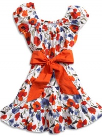 GUESS Kids Girls Little Girls Floral Peasant Dress, PRINT (3T) GUESS Kids Girls Little Girls Floral Peasant Dress, PRINT (3T)