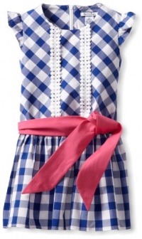 Hartstrings Girls 2-6X Toddler Cotton Plaid Belted Dress, Blue Gingham, 2T Hartstrings Girls 2-6X Toddler Cotton Plaid Belted Dress, Blue Gingham, 2T