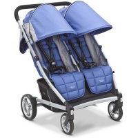 Zee Double Stroller Color: Blue Opal Zee Double Stroller Color: Blue Opal