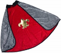 Creative Education's Reversible Red-Silver King-Knight Cape Creative Education's Reversible Red-Silver King-Knight Cape