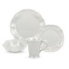 Portmeirion Fleur De Lys Grey 4-Piece Placesetting