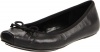 Jessica Simpson Women's Leve Ballet Flat,Black Western,9.5 M