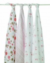 aden + anais 4 Pack Muslin Swaddle Wrap, Star Light