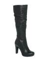 Sexy style is all yours this fall when you step into Jessica Simpson's Keaton platform boots. With a smooth round toe, walkable high heel and an inside half-zipper, it has all the features you need to get through the season.