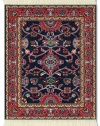 Lextra® (Deep Blue Bergamo), MouseRug®, navy, red and gold, 10.25 x 7.125, one