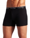 ck one Men's Cotton Slim Fit Boxer, Black, Large