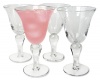 Artland Iris Goblet, 14-Ounce, Clear, Set of 4