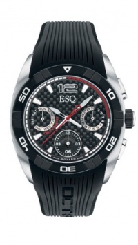ESQ by Movado Men's 07301378 Octane Black Rubber Strap Black Carbon Fiber Dial Watch ESQ by Movado Men's 07301378 Octane Black Rubber Strap Black Carbon Fiber Dial Watch