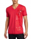 Calvin Klein Jeans Men's License Short Sleeve V-Neck Tee