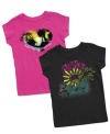 She can soak up the sun or relax under the shade of her favorite tree in one of these graphic tees from Nike.