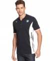 Add some prep to your sporty style with this sharp BMW polo shirt from Puma.