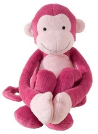 Lambs & Ivy Lollipop Jungle Plush, Pink Monkey Lambs & Ivy Lollipop Jungle Plush, Pink Monkey