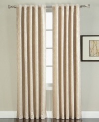 A look of elegance and so much more! The Cambridge panel boasts an elegant damask design of ornate flourishes while at the same time blocks 99% of outside light. Woven fabric helps reduce outside noise and keep room temperatures consistent. A look of elegance and so much more! The Cambridge panel boasts an elegant damask design of ornate flourishes while at the same time blocks 99% of outside light. Woven fabric helps reduce outside noise and keep room temperatures consistent.