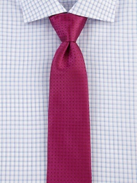 Tonal dots adorn this tie of rich Italian silk, perfect for every gentleman. SilkDry cleanItaly Tonal dots adorn this tie of rich Italian silk, perfect for every gentleman. SilkDry cleanItaly