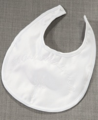 Keep them clean and honor a special someone at the same time with this beautiful bib from Lauren Madison. Keep them clean and honor a special someone at the same time with this beautiful bib from Lauren Madison.