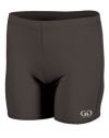 HT111Y Boys and Girl's Mid-Weight Compression Short-Stay Comfortable, Cool, and Dry during Football, Lacrosse, or Competitive Play-Colors Include Black, Red, Navy Blue, and White-Sizes YS, YM, YL