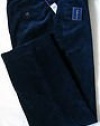 Polo By Ralph Lauren Navy Cotton Corduroy Pleated Cuffed Classic BAI Pant