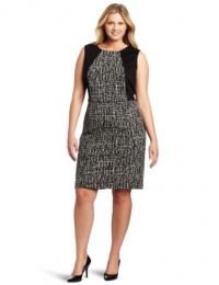 Calvin Klein Women's Plus-Size Wmn Sleeveless Seamed Dress Calvin Klein Women's Plus-Size Wmn Sleeveless Seamed Dress