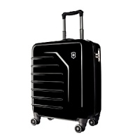 The 26 ultra-lightweight Victorinox Spectra™ travel case spinner boasts a crush-proof shell and an adjustable handle that accommodates travelers of different heights. The eight-wheel double caster system makes for a smooth ride, while the exterior raised ridges increase strength. Interior zippered mesh divider wall. The 26 ultra-lightweight Victorinox Spectra™ travel case spinner boasts a crush-proof shell and an adjustable handle that accommodates travelers of different heights. The eight-wheel double caster system makes for a smooth ride, while the exterior raised ridges increase strength. Interior zippered mesh divider wall.