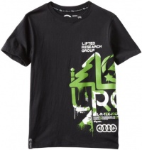 LRG - Kids Boys 8-20 Stencil Tee, Black, Large LRG - Kids Boys 8-20 Stencil Tee, Black, Large