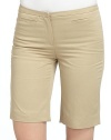 THE LOOKThin banded waistZip flyMock welt pockets in frontDarts at back waistTHE FITInseam, about 17THE MATERIAL50% cotton/50% ramieCARE & ORIGINDry cleanMade in ItalyModel shown is 5'10 (177cm) wearing US size 4. 