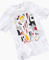 A colorful graphic gives this LRG a cool style. A colorful graphic gives this LRG a cool style.