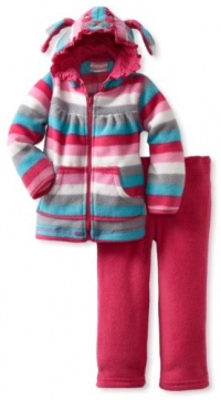 Nannette Baby-Girls Infant 2 Piece Bunny Polar Hoodie Set, Pink, 18 Months Nannette Baby-Girls Infant 2 Piece Bunny Polar Hoodie Set, Pink, 18 Months