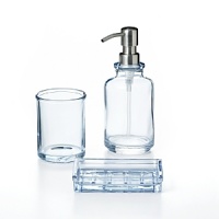 For more than 30 years, Waterworks has brought impeccable style, craftsmanship and service to the American Bath. The introduction of Waterworks Studio collection provides the ultimate bath solution for the savvy consumer. Apothecary Collection inspired from authentic apothecary jars, the Apothecary collection has been styled with generous dimensions appropriate for today's consumer needs. The durability of the heavy glass mixed with rounded, clean styling create the perfect mix for any bath environment. For more than 30 years, Waterworks has brought impeccable style, craftsmanship and service to the American Bath. The introduction of Waterworks Studio collection provides the ultimate bath solution for the savvy consumer. Apothecary Collection inspired from authentic apothecary jars, the Apothecary collection has been styled with generous dimensions appropriate for today's consumer needs. The durability of the heavy glass mixed with rounded, clean styling create the perfect mix for any bath environment.