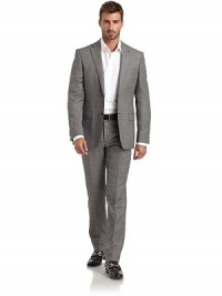 JACKETDiamond dot designNotch lapelTwo-button front closureLong button cuff sleevesChest welt pocketContoured seams through the waistFront flap pocketsDouble vented back hemFully linedAbout 29 from shoulder to hemPANTSDiamond dot designBanded waist with belt loopsFront zip with button closureFlat frontSide seam pocketsBack dartsBack button welt pocketsUnfinished hemPartially linedLeg openings, 8Rise JACKETDiamond dot designNotch lapelTwo-button front closureLong button cuff sleevesChest welt pocketContoured seams through the waistFront flap pocketsDouble vented back hemFully linedAbout 29 from shoulder to hemPANTSDiamond dot designBanded waist with belt loopsFront zip with button closureFlat frontSide seam pocketsBack dartsBack button welt pocketsUnfinished hemPartially linedLeg openings, 8Rise