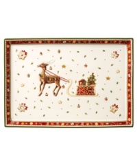 Star anise and orange, fine cookies, candy canes and more dot the irresistible Winter Bakery cake plate, something everyone can savor at the table. Cute for cookies, fruit or cake, of course, in Villeroy & Boch porcelain. Star anise and orange, fine cookies, candy canes and more dot the irresistible Winter Bakery cake plate, something everyone can savor at the table. Cute for cookies, fruit or cake, of course, in Villeroy & Boch porcelain.