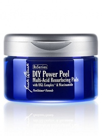 Winner of the 2012 Grooming Award by Men's Health Magazine. A high-potency formula that offers results similar to a professional strength peel with less irritation and down time. In one easy step, it instantly but gently exfoliates the skin, diminishes fine lines and wrinkles, increases firmness and lightens dark spots. 40 pads per jar. Winner of the 2012 Grooming Award by Men's Health Magazine. A high-potency formula that offers results similar to a professional strength peel with less irritation and down time. In one easy step, it instantly but gently exfoliates the skin, diminishes fine lines and wrinkles, increases firmness and lightens dark spots. 40 pads per jar.