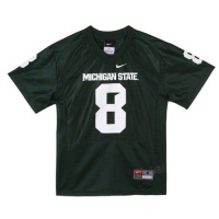 Michigan State Spartans Nike Youth #8 Replica Football Jersey (Youth Medium) Michigan State Spartans Nike Youth #8 Replica Football Jersey (Youth Medium)
