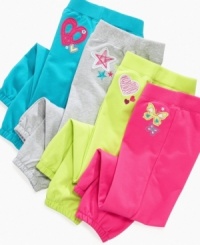 A cute and cozy style, she'll love the fun colors and feel of these pants from So Jenni, you'll love the easy care! A cute and cozy style, she'll love the fun colors and feel of these pants from So Jenni, you'll love the easy care!