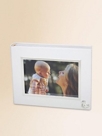 Savor memories of their very first months in this instant heirloom design, crafted in silverplated metal with charming duckling detail. Tarnish resistant Silverplated metal Cover holds a 4 X 6 photo Includes 50 acid-free slip-in pages for 4 X 6 photos Memo area on each page for notes or dates 8W X 6½H X 2½D Clean with silvercloth Imported Savor memories of their very first months in this instant heirloom design, crafted in silverplated metal with charming duckling detail. Tarnish resistant Silverplated metal Cover holds a 4 X 6 photo Includes 50 acid-free slip-in pages for 4 X 6 photos Memo area on each page for notes or dates 8W X 6½H X 2½D Clean with silvercloth Imported